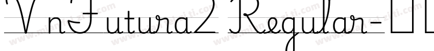 VnFutura2 Regular字体转换